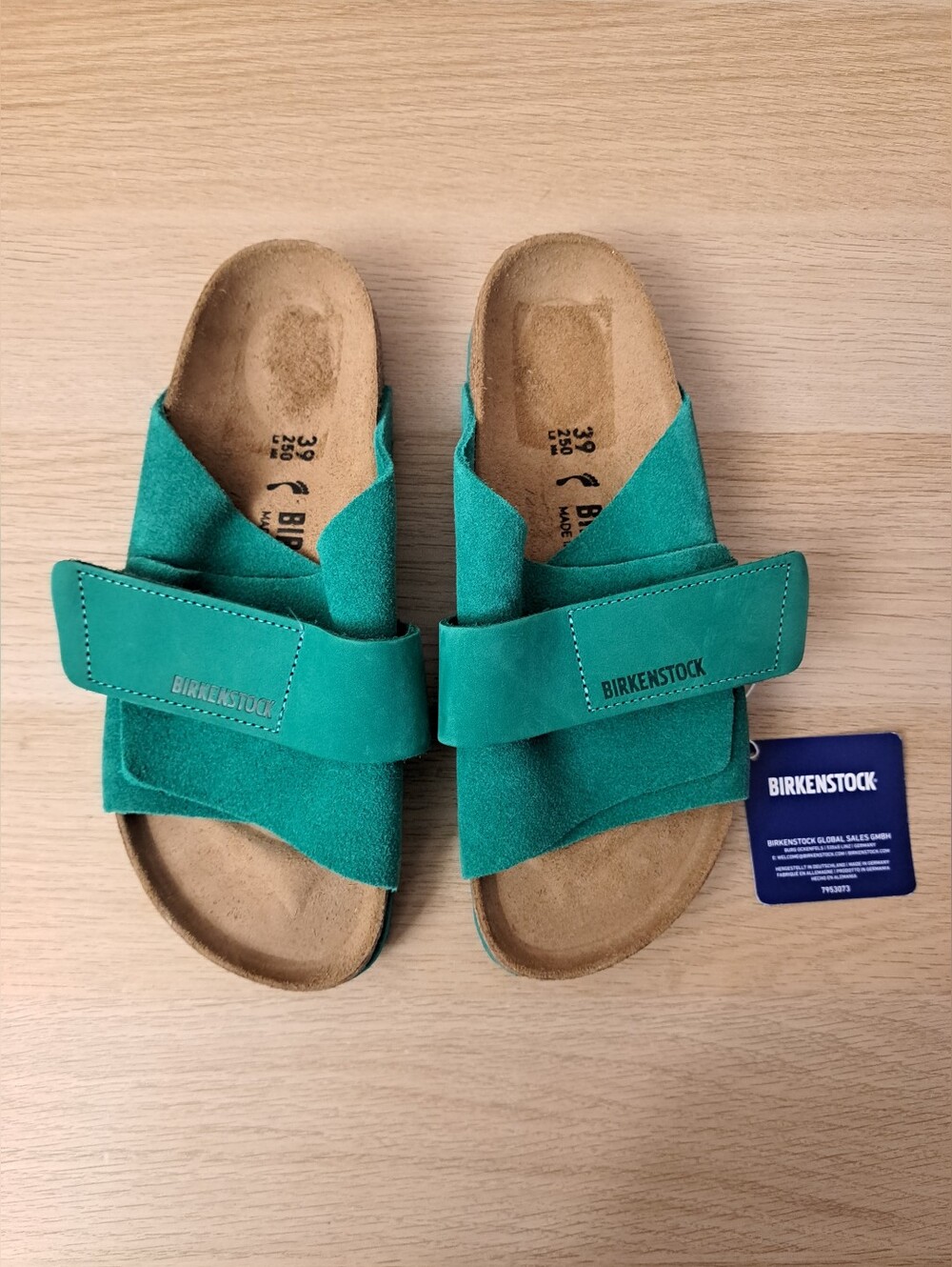 Birkenstock Arizona Suede Slide Sandals .